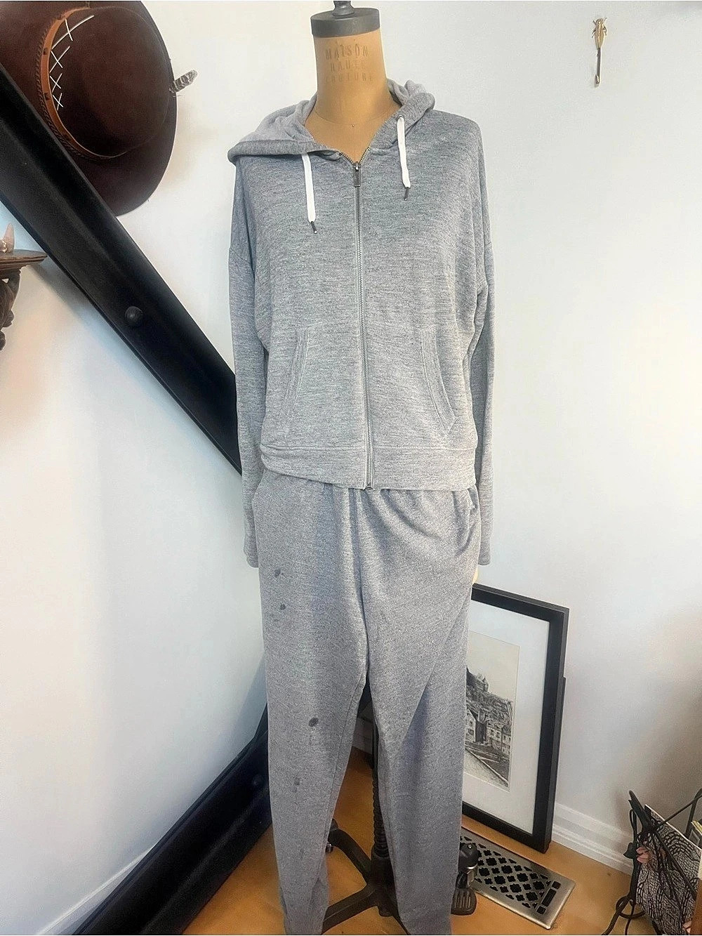Splendid grey Hoodie & Jogger Set
